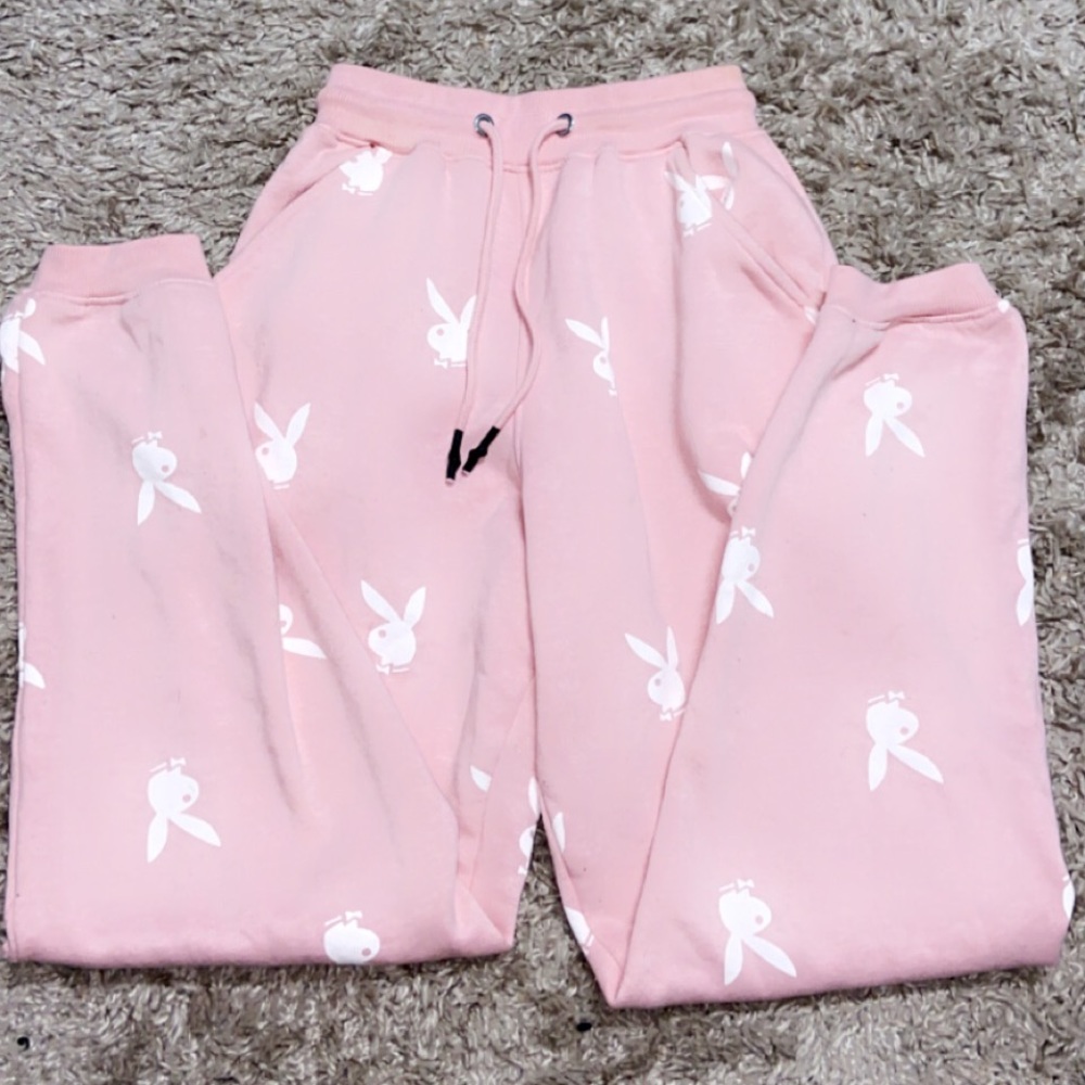 Pink playboy sweatpants 💗
